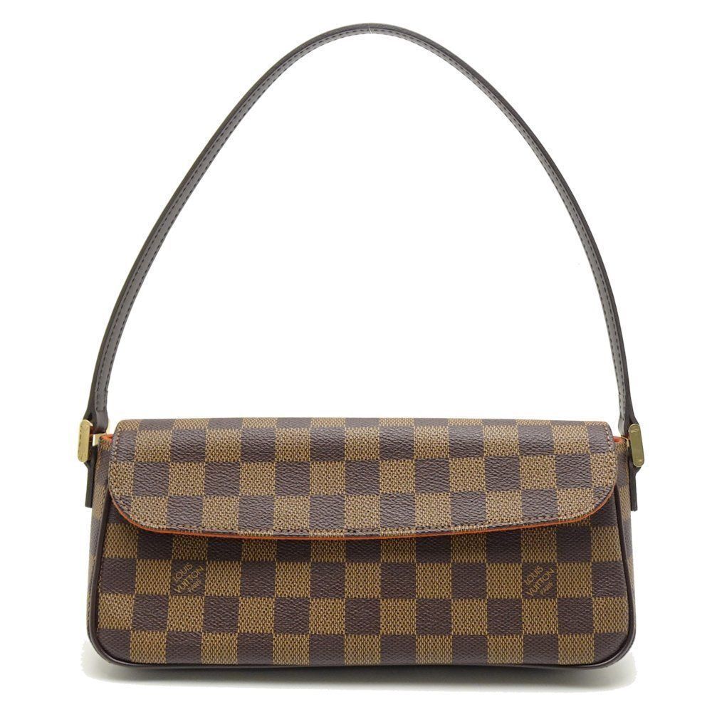Louis Vuitton Damier Recoleta Ebene Handbag